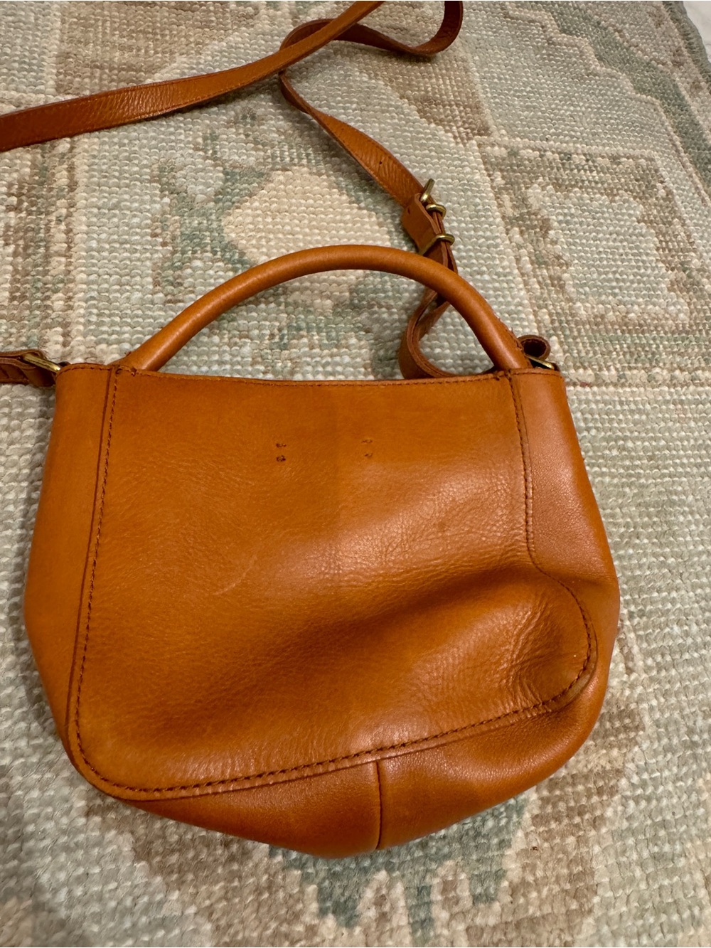 Madewell The Abroad Mini leather crossbody bag $148 - Picture 7 of 7